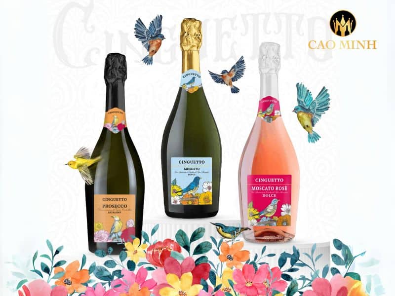 rượu vang Ý Cinguetto Prosecco