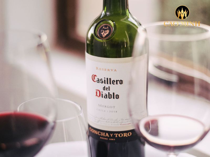 rượu vang chile Casillero del Diablo Reserva Merlot