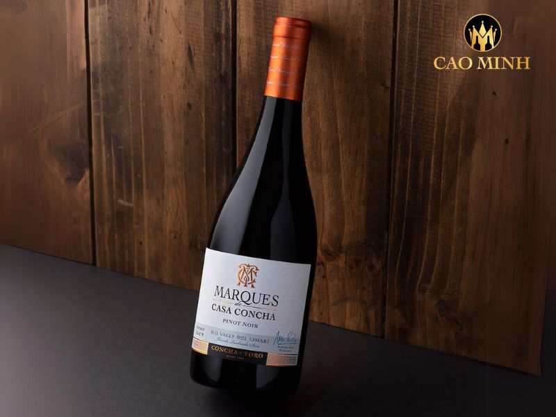 hương vị đầy tinh tế, thanh lịch của rượu vang Marques de Casa Concha Pinot Noir