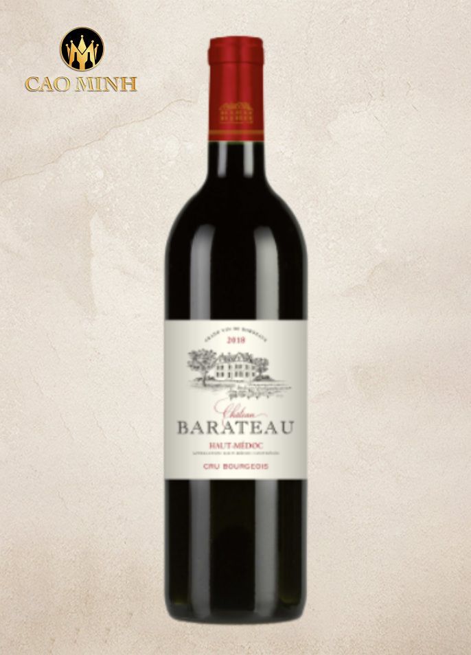 Rượu Vang Pháp Château Barateau Cru Bourgeois Haut-Médoc