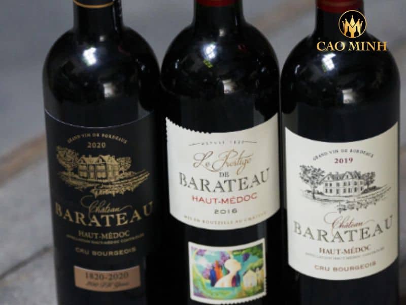 Rượu Vang Pháp Château Barateau Cru Bourgeois Haut-Médoc