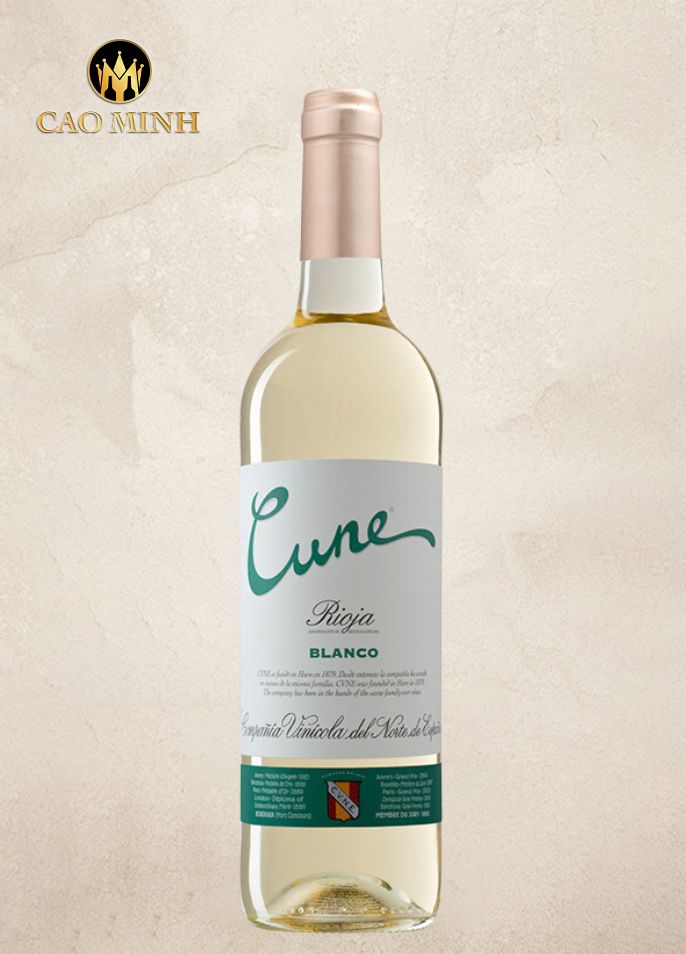 Rượu Vang Tây Ban Nha Cune Rioja Blanco