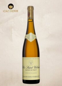 Rượu Vang Pháp Domaine Zind-Humbrecht Rangen de Thann Clos-Saint-Urbain Grand Cru Gewurztraminer