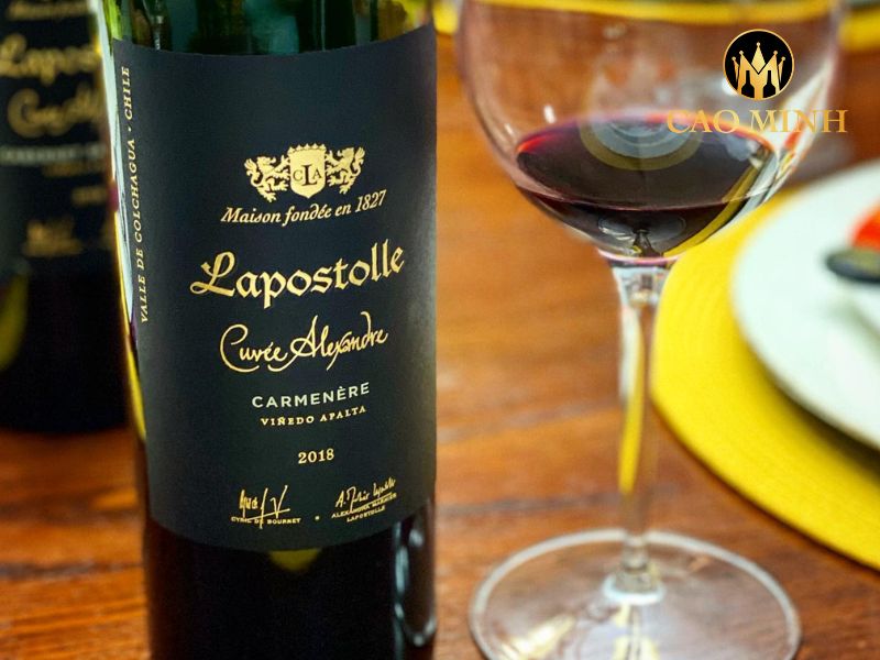 rượu vang Chile Lapostolle Cuvée Alexandre Carmenère