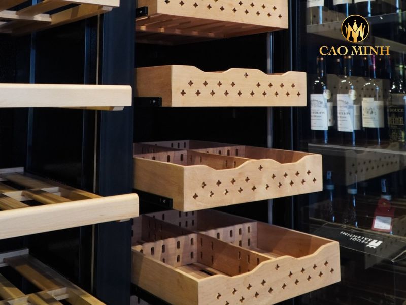 Tủ Bảo Quản Rượu Vang Vinocave 2in1 Cỡ Lớn