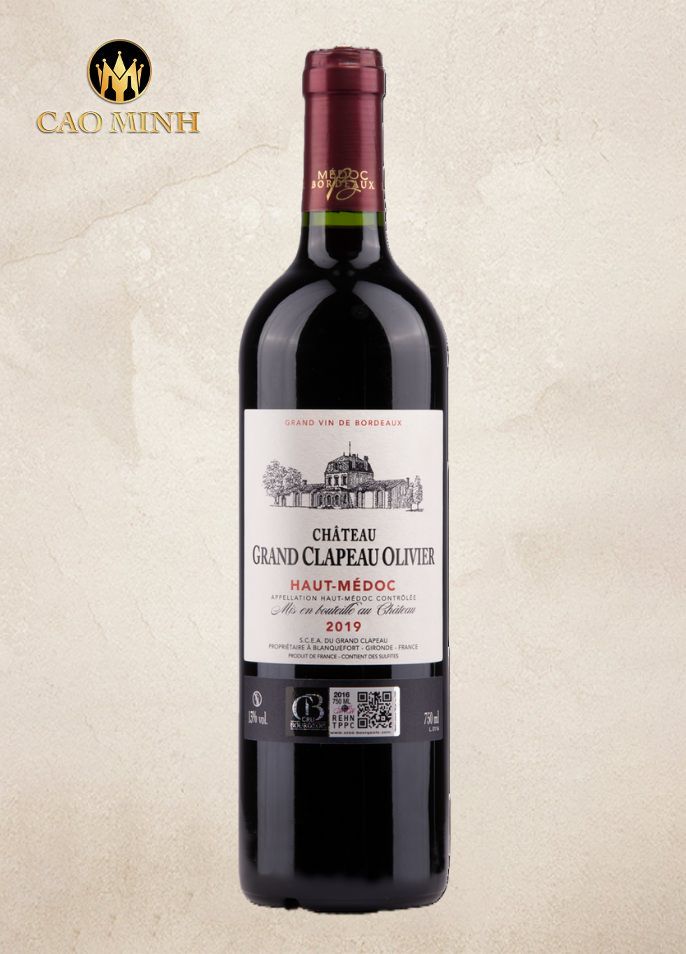 Rượu Vang Pháp Chateau Grand Clapeau Olivier Cru Bourgeois 2019