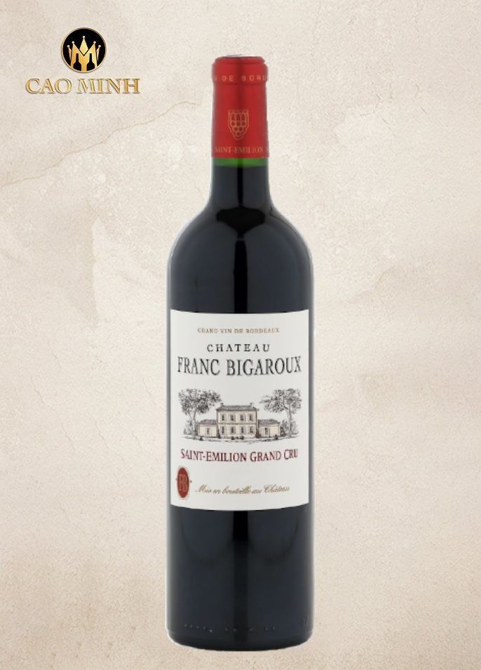 Rượu Vang Pháp Château Franc Bigaroux Saint-Émilion Grand Cru