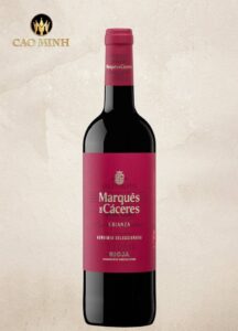 Rượu Vang Tây Ban Nha Marques de Caceres Crianza