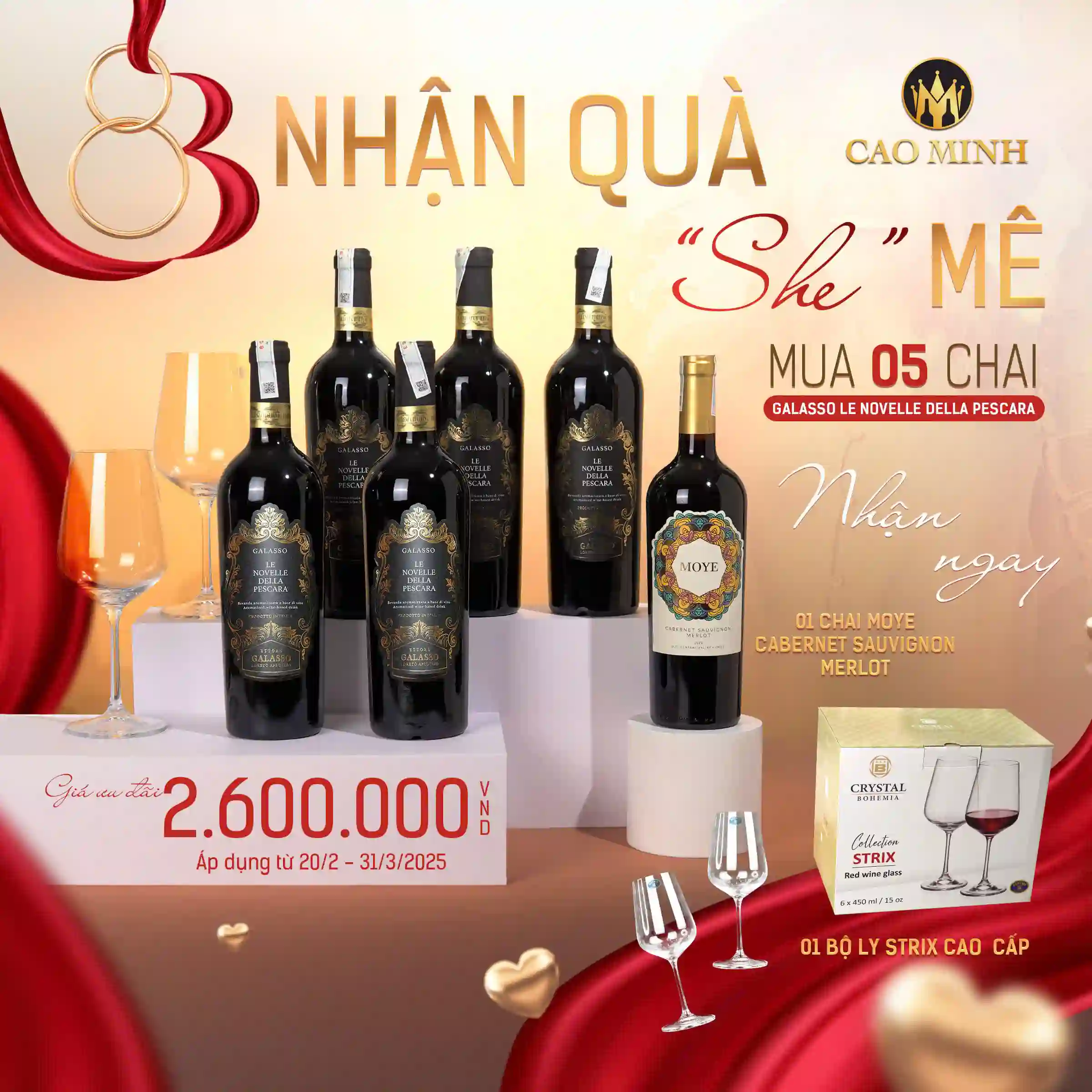 Banner chương trình 8/3 mobile