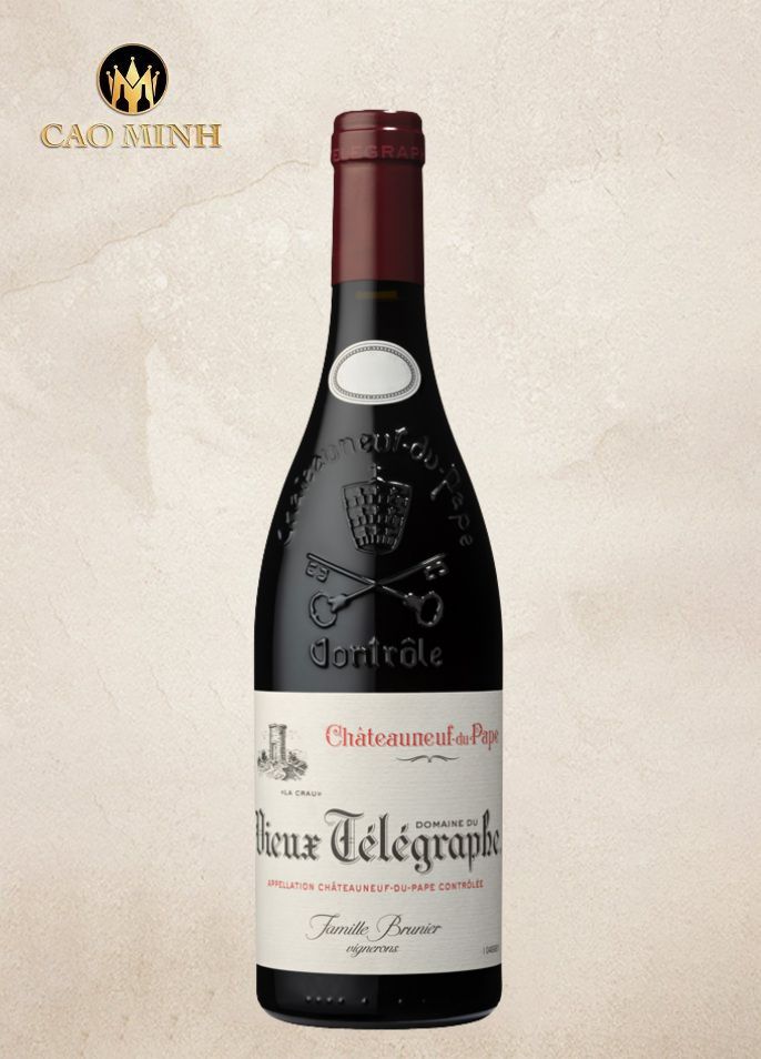 Rượu Vang Pháp Vieux Telegraphe Chateauneuf-du-Pape La Crau
