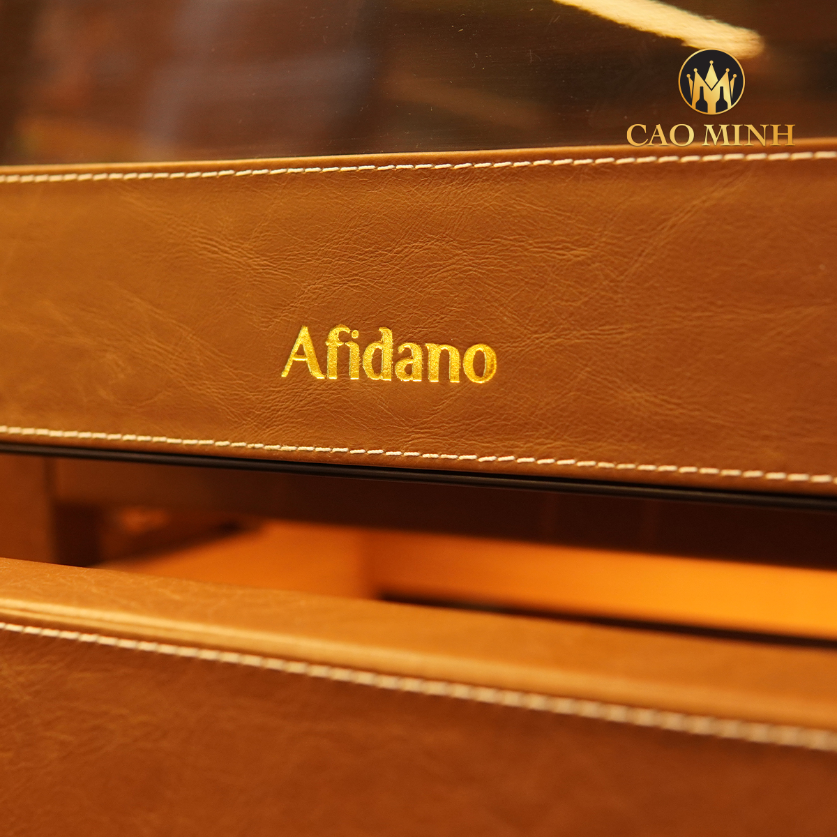 Tủ Bảo Quản Cigar Bọc Da Afidano L5