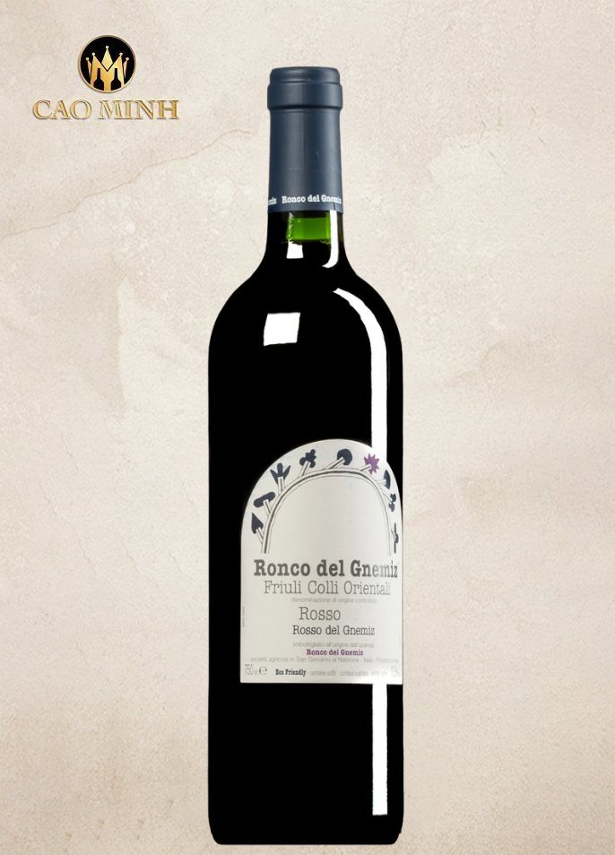 Rượu Vang Ý Rosso del Gnemiz Friuli Colli Orientali