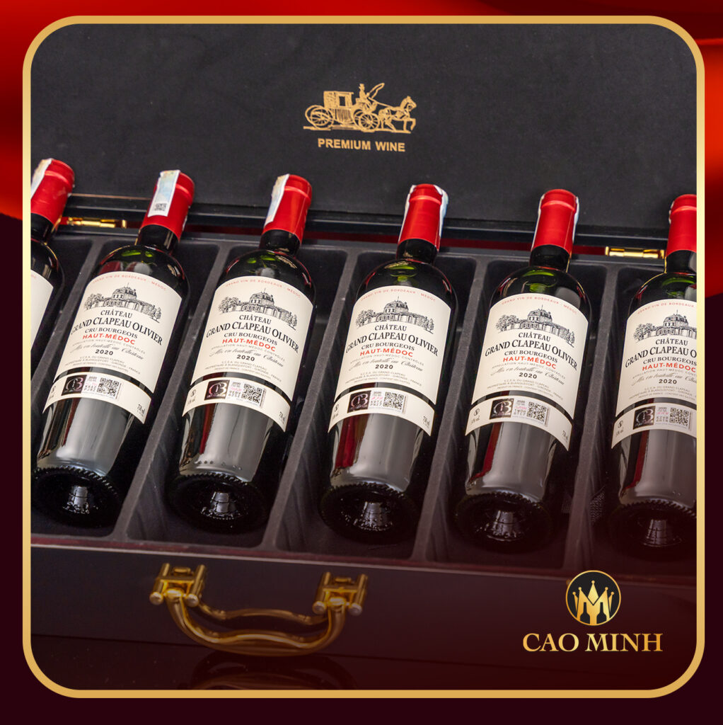 Rượu Vang Pháp Chateau Grand Clapeau Olivier 2020