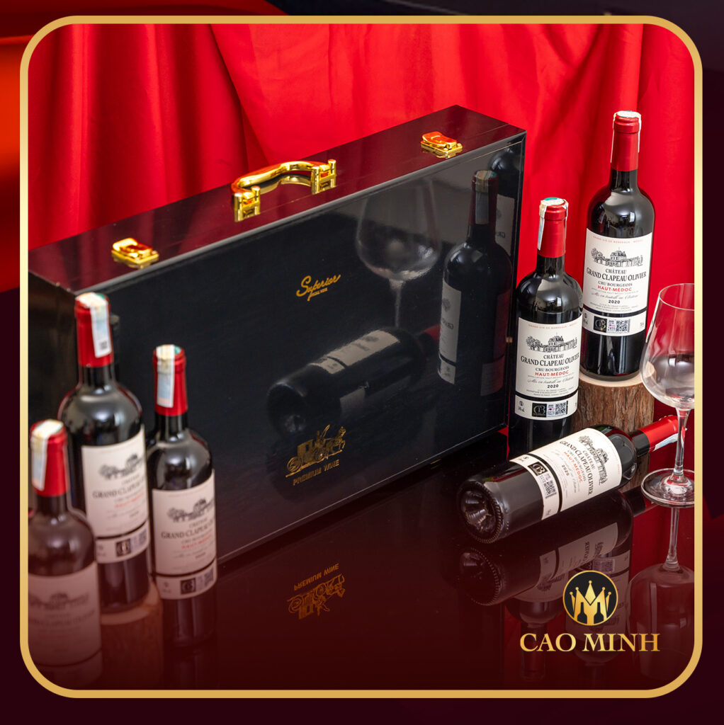 Rượu Vang Pháp Chateau Grand Clapeau Olivier 2020