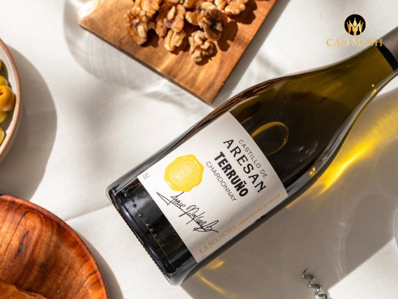 Rượu vang Tây Ban Nha Castillo de Aresan Terruno Chardonnay