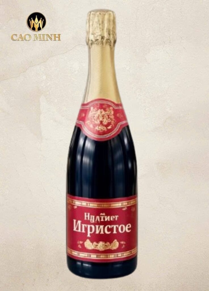 Rượu Vang Champagne Nga Đỏ 9 Đồng Tiền