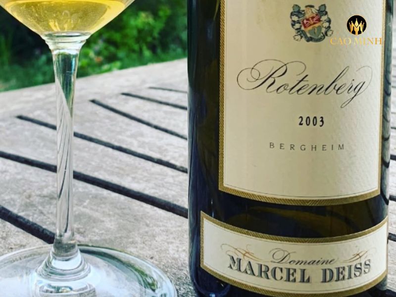 Rượu vang Pháp Marcel Deiss Rotenberg Cru d’Alsace La Colline Rouge 2016