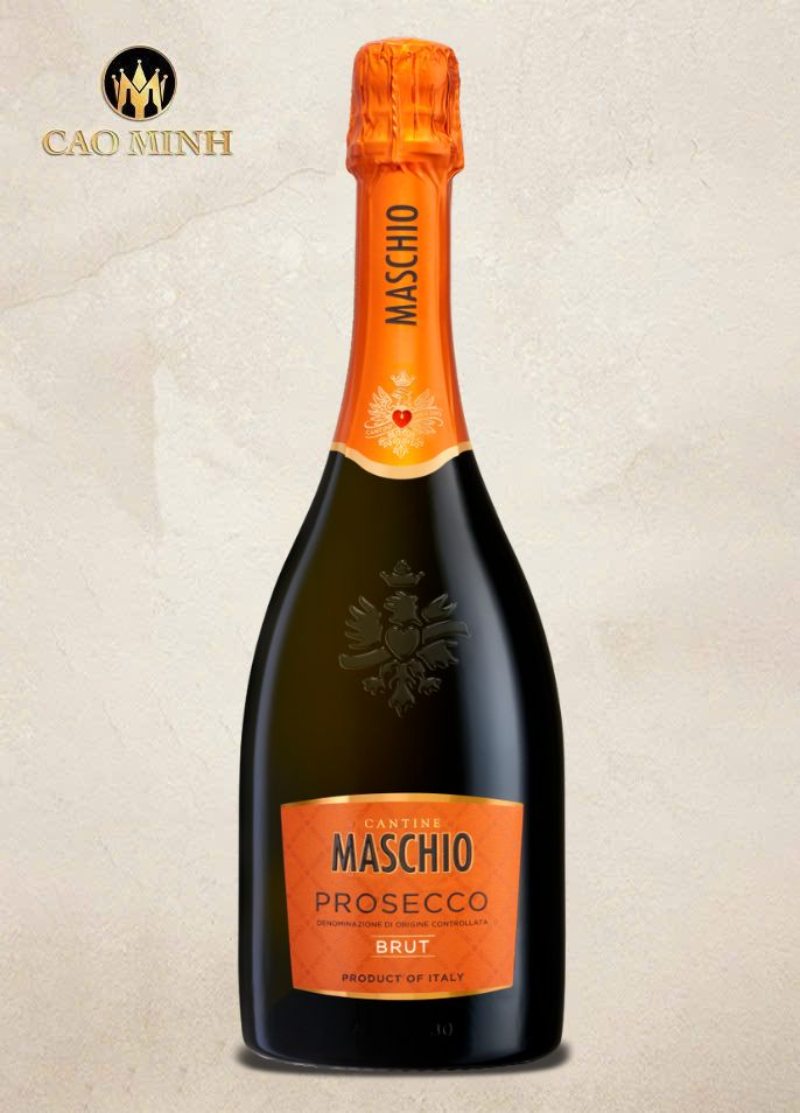 Maschio Prosecco Brut DOC là một trong những chai rượu vang ngon cho phụ nữ
