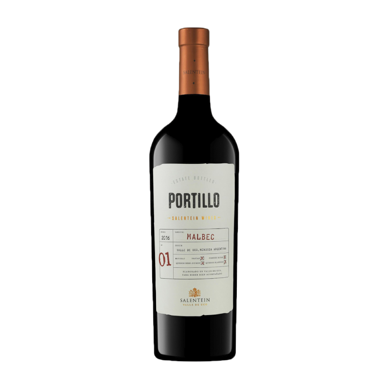 Portillo Malbec có màu tím đậm, hương thơm của mận, dâu đen và hoa violet