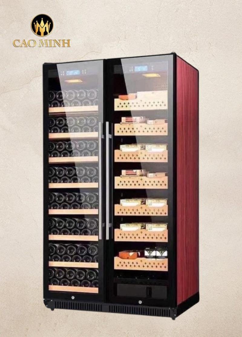 Tủ Bảo Quản Rượu Vang Vinocave 2in1 Cỡ Lớn