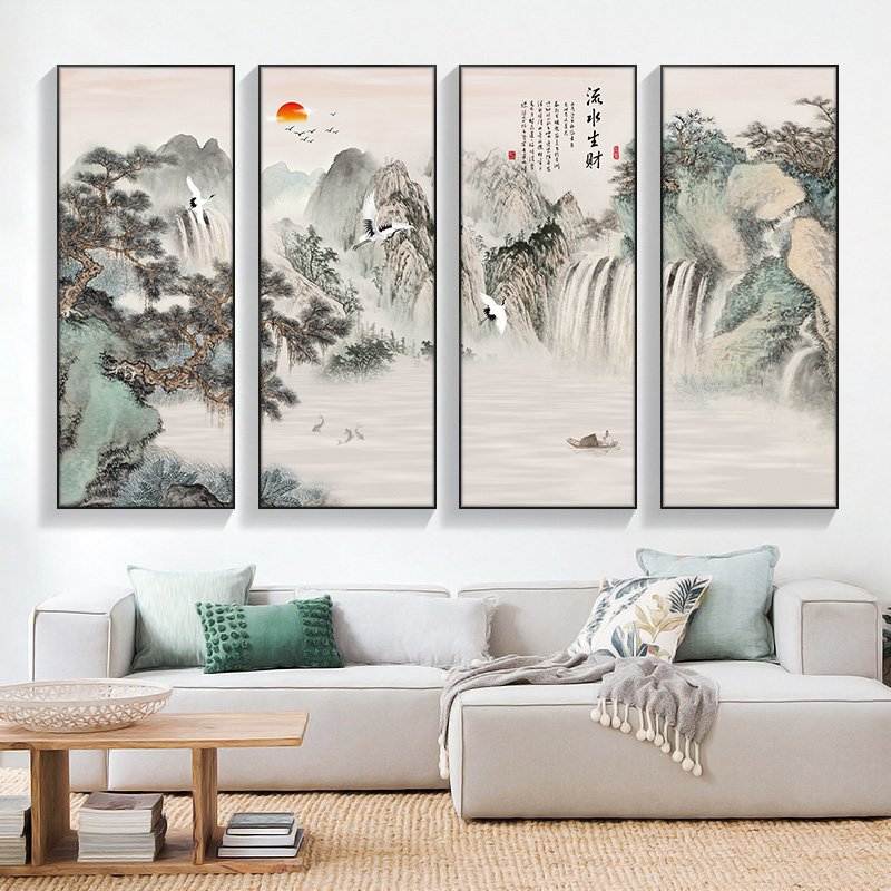 Bức tranh là lời chúc may mắn, tài lộc, gia đình hòa thuận, an khang.