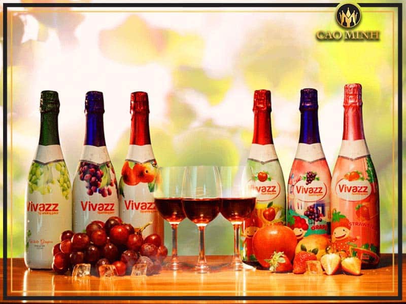 Rượu vang ngọt hương hoa quả tươi mát, chai rượu vang giá tốt tại Cao Minh.