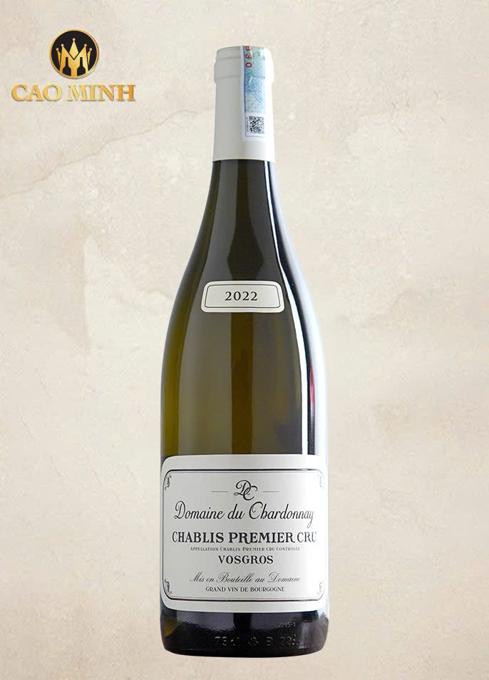 Rượu vang Pháp Domaine du chardonnay Chablis Premier Cru Vosgros