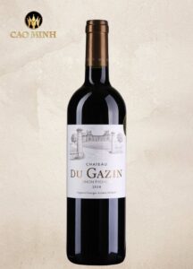 Rượu Vang Pháp Château Du Gazin Canon Fronsac