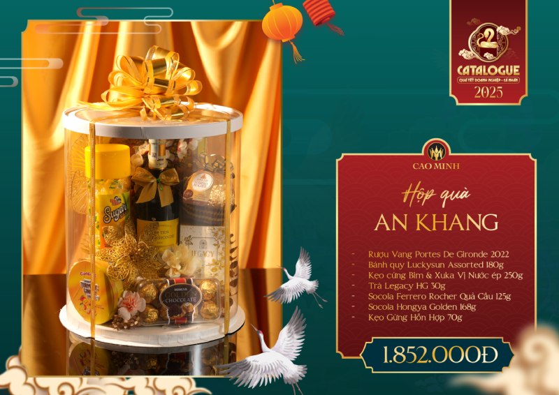 Giỏ quà Tết An Khang
