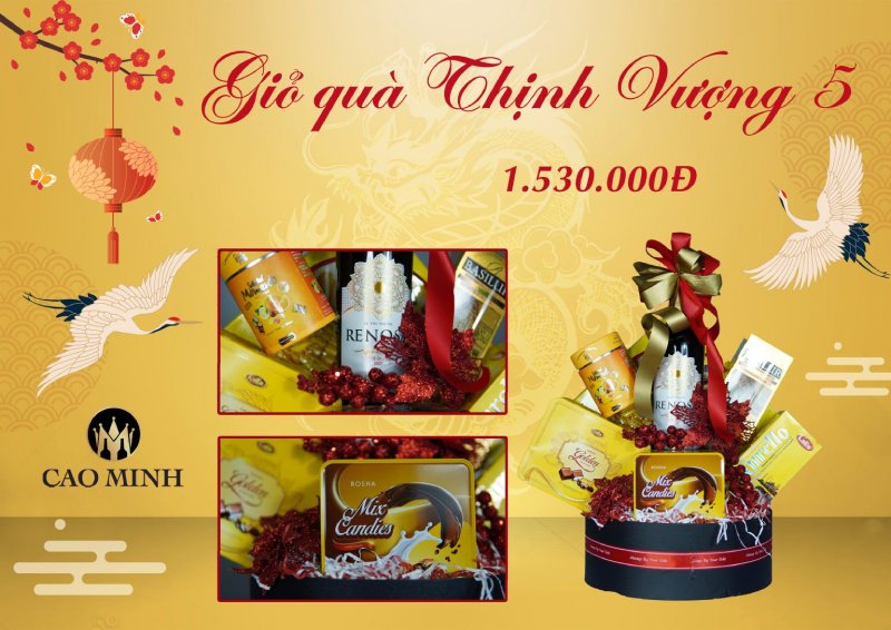 Giỏ quà Tết Phát Tài Phát Lộc