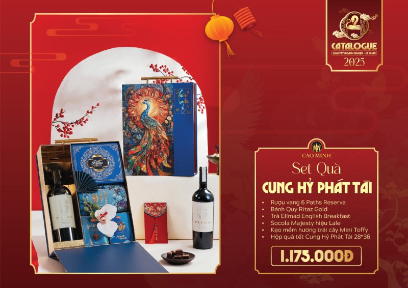 Hộp quà Tết Hoàng Gia Xanh