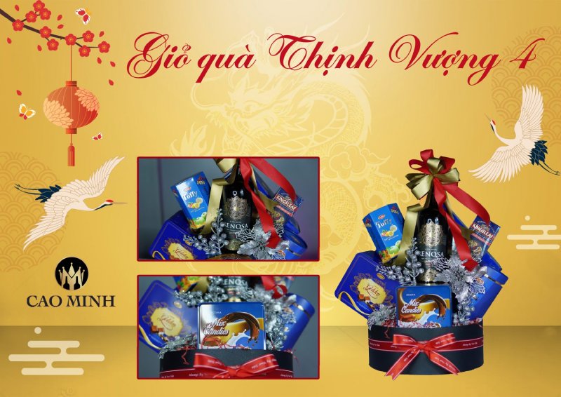 Giỏ quà Tết Tấn Tài Tấn Lộc