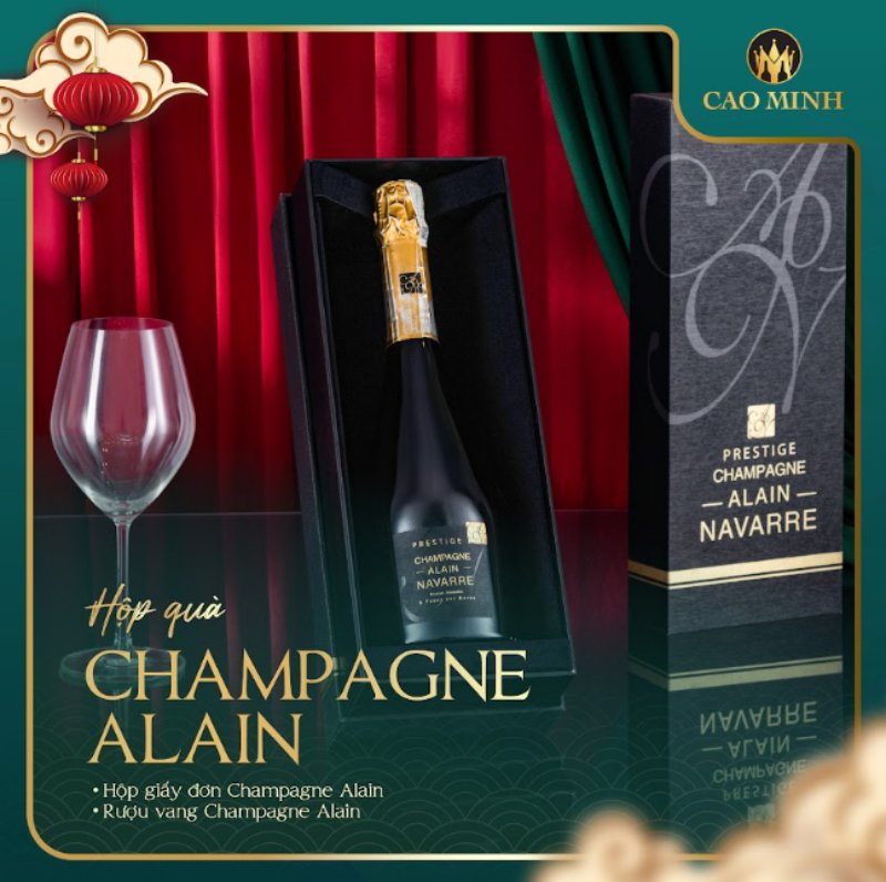 Các loại rượu vang như vang trắng, vang hồng hoặc champagne phù hợp làm quà tết cho cô giáo
