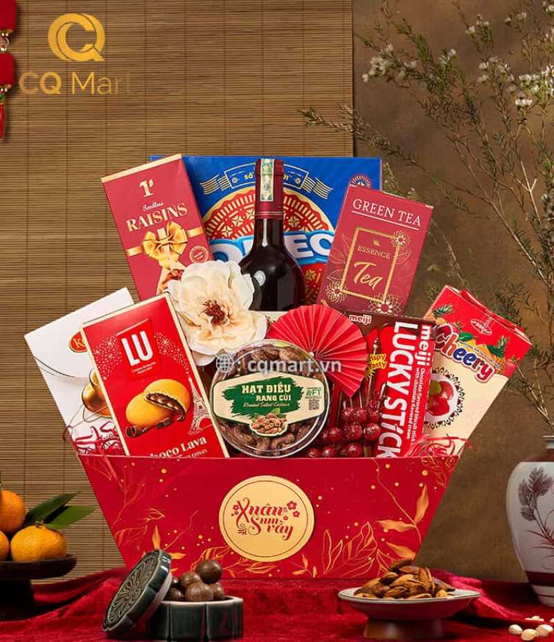 Giỏ quà Tết với đa dạng mẫu mã sẽ giúp bạn có nhiều sự lựa chọn hơn