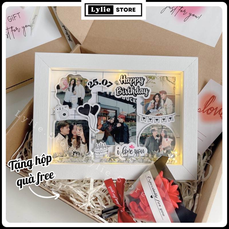 Những kỉ niệm của cả hai sẽ được thể hiện sáng tạo qua bàn tay khéo léo của bạn