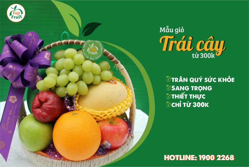  Fuji Fruit là một địa điểm cung cấp quà tặng hướng đến sức khỏe, rất được ưa chuộng.