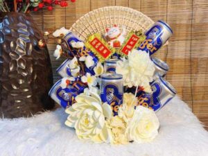 Giỏ quà tết có bia 2026: Lựa chọn độc đáo & phá cách