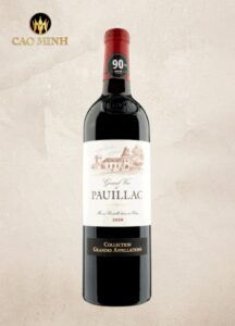 Rượu vang Pháp Grand Vin de Pauillac