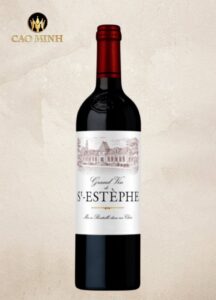 Rượu Vang Pháp Grand Vin De St Estephe