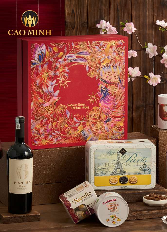 Hộp Quà Tết Hồng Niên Phú Quý