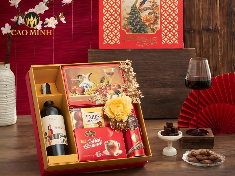 Hộp Quà Tết Hồng Phúc Tân Niên