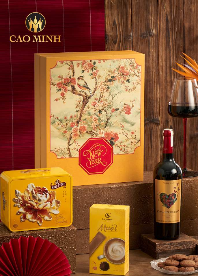 Hộp Quà Tết Kim Vũ Khai Xuân