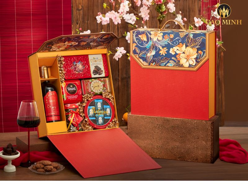 Hộp quà Tết Xuân Hoa Phú Quý