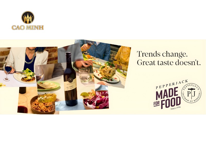 PepperJack nổi tiếng với những chai vang đậm đà, hiện đại