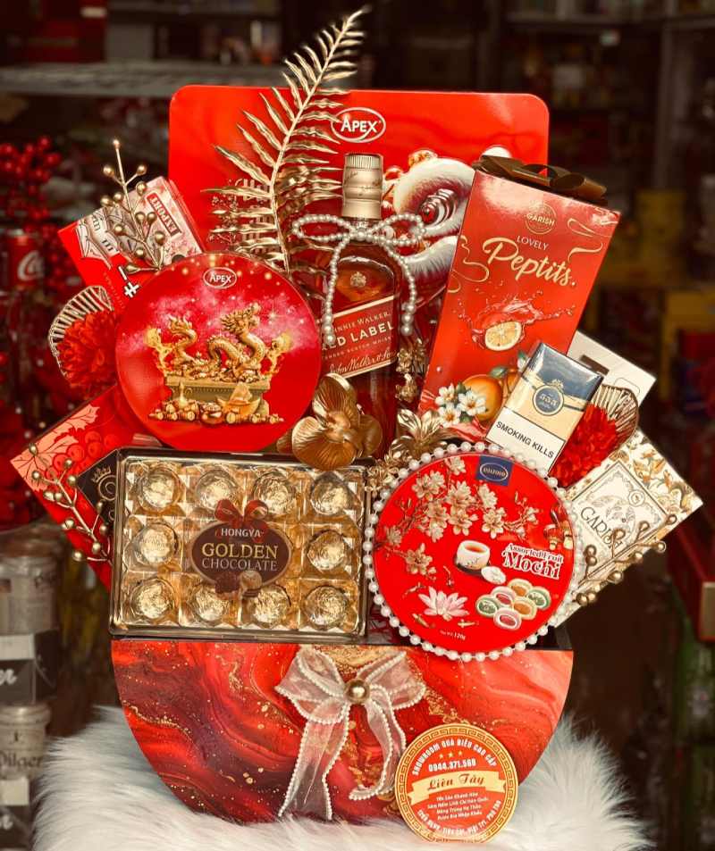 Liên Tây mart cung cấp các giỏ quà Tết tại Phú Thọ