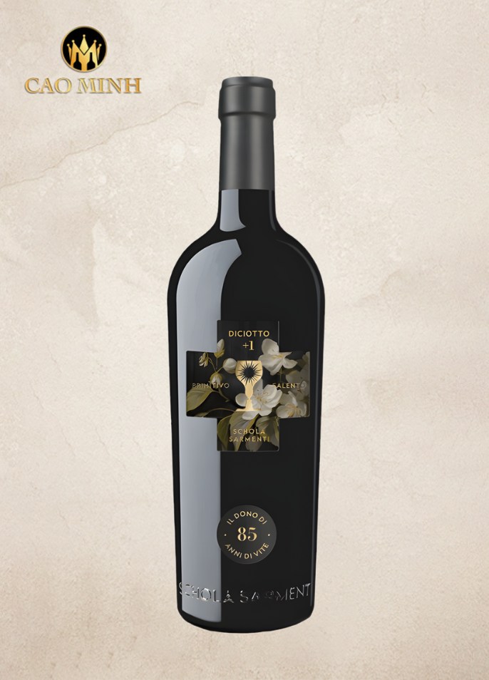 Rượu Vang Ý Chén Thánh Schola Sarmenti Diciotto +1