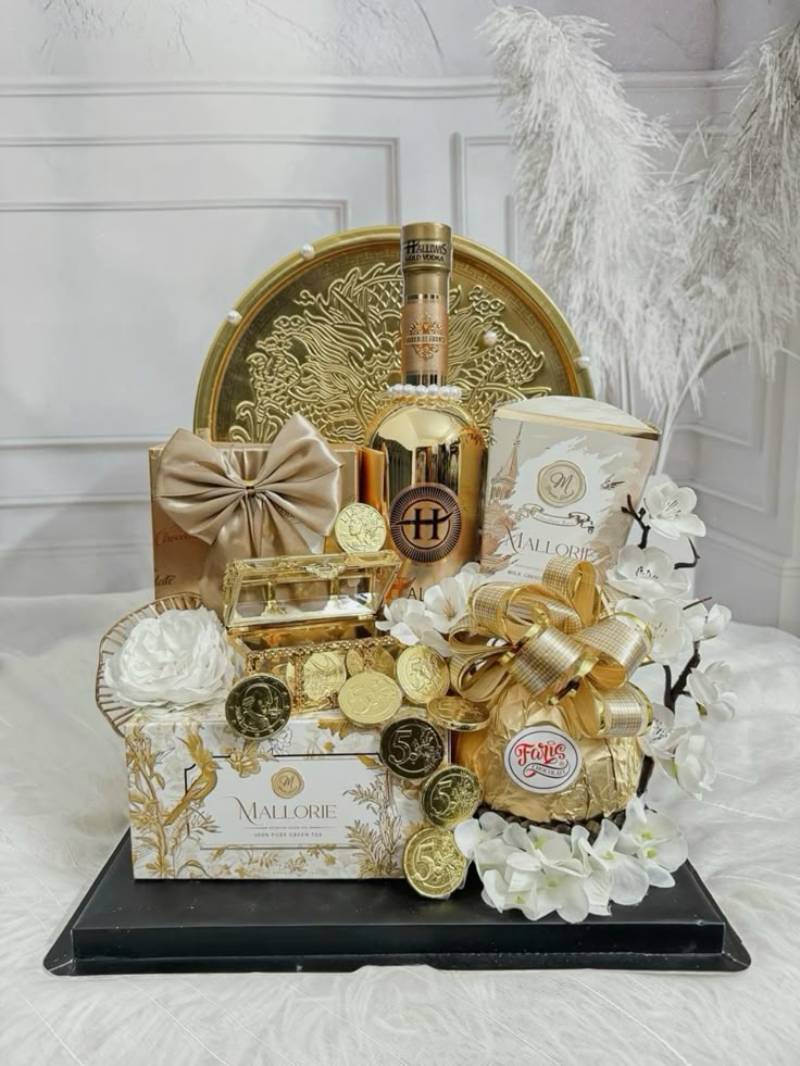 Set 600k vẫn đảm bảo đầy đủ hương vị Tết cơ bản