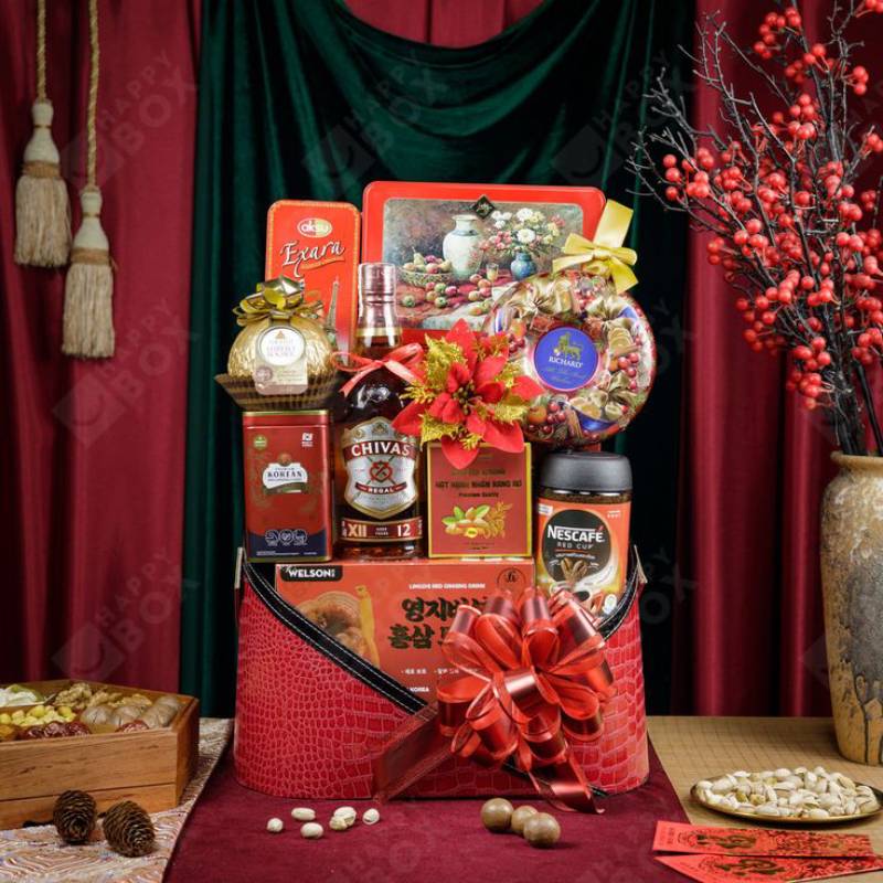 Giỏ quà Tết Chivas 12