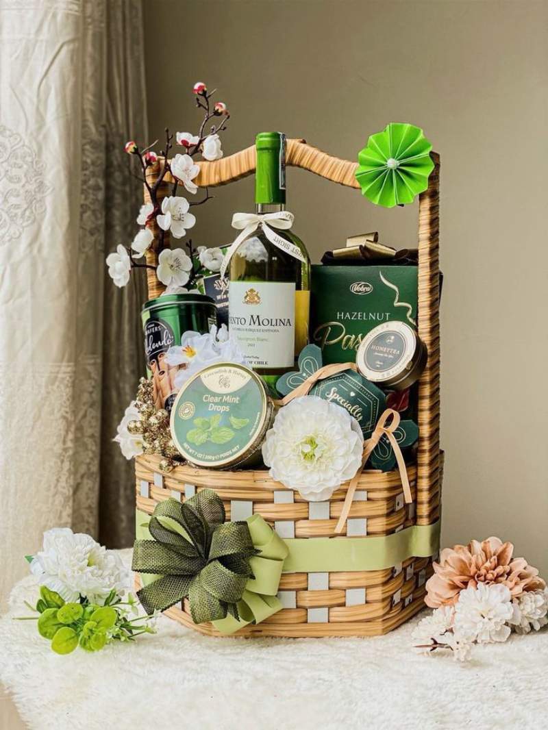 Giỏ quà Tết Vạn Sự Như Ý