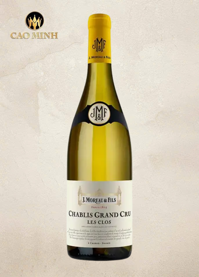 Rượu vang Pháp J.Moreau & Fils Chablis Grand Cru Les Clos